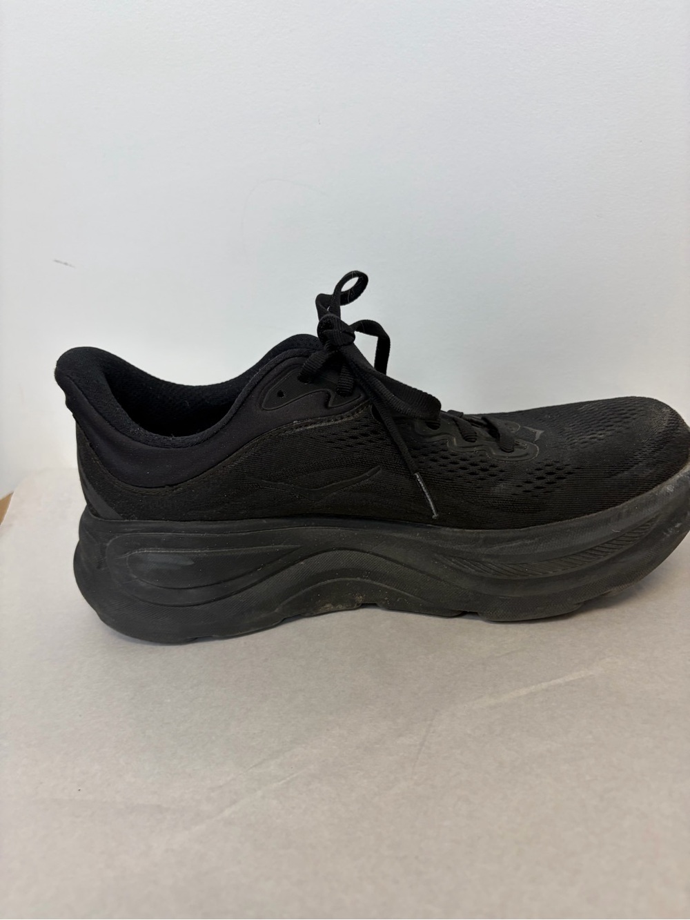 Hoka Bondi 9 Running Sneakers in Black - Picture 9 of 15